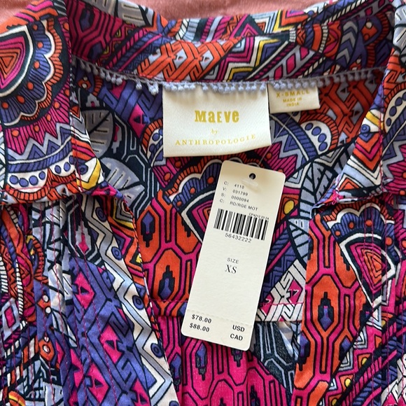 Maeve by Anthro flowy tank top - Picture 2 of 2